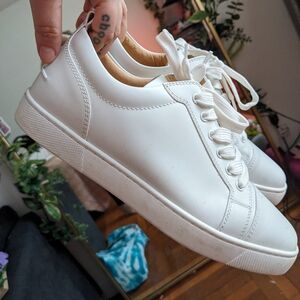 Men's Louis Junior Leather Red Sole Sneakers - Size 42 EU (9 US)